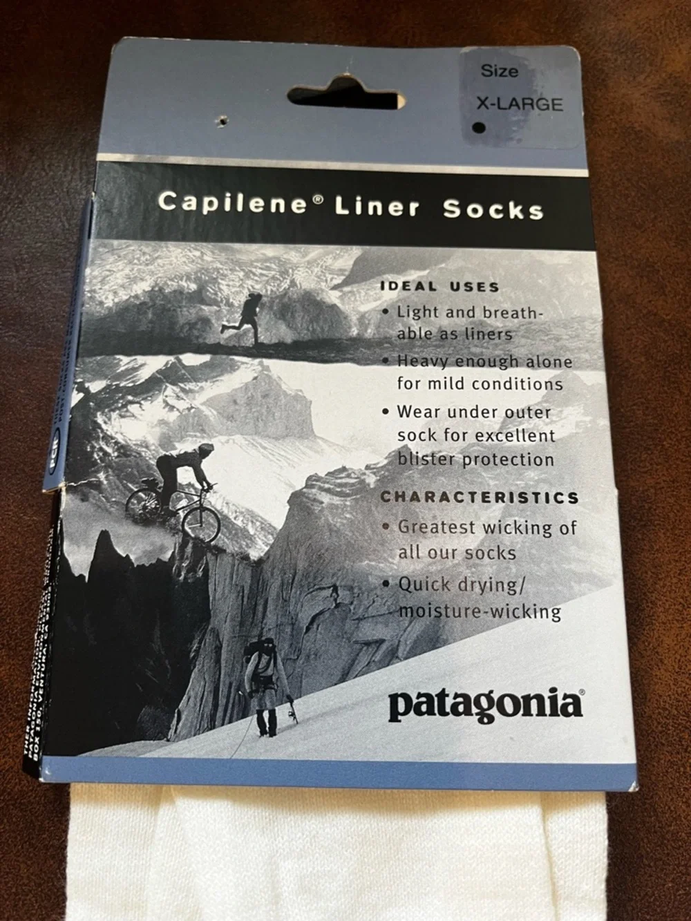 Patagonia White Capilene Liner Socks - Men's